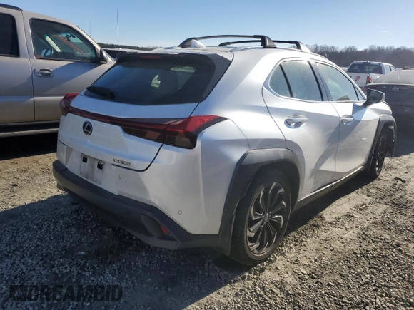 2020 Lexus UX 200 with VIN JTHP3JBH3L2025111, listed as a Copart auction lot 89348125 with 58,406 mi miles and Salvage title. Bid and sale history available at DreamBid. Image 3.