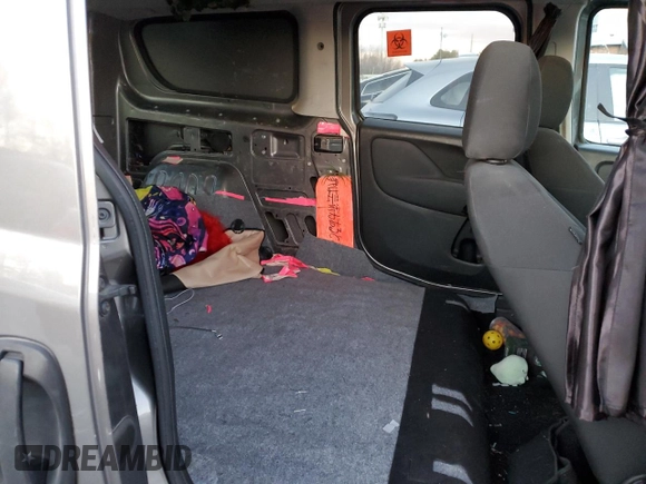 2018 Ram ProMaster City Cargo Van Tradesman SLT with VIN ZFBERFBB9J6H63071, listed as a Copart auction lot 87931035 with 146,456 mi miles and Salvage Title. Bid and sale history available at carsss.com. Image 10.