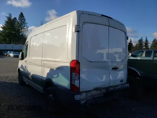 2017 Ford Transit with VIN 1FTYR1CM1HKB21407, listed as a Copart auction lot 43131025 with 161,591 mi miles and Salvage Title. Bid and sale history available at DreamBid. Image 2.