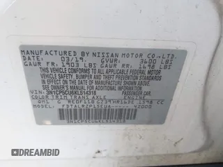 2019 Nissan Kicks S with VIN 3N1CP5CU6KL514318, listed as a IAAI auction lot 41655750 with 79,034 mi miles and . Bid and sale history available at carsss.com. Image 9.