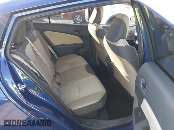 2018 Toyota Prius Two with VIN JTDKARFU2J3056932, listed as a IAAI auction lot 41637372 with 52,731 mi miles. Bid and sale history available at carsss.com. Image 7.