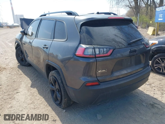 2021 Jeep Cherokee Altitude with VIN 1C4PJLLB8MD115101, listed as a IAAI auction lot 39082879 with 58,266 mi miles. Bid and sale history available at carsss.com. Image 3.