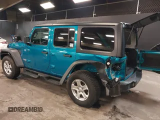 2020 Jeep Wrangler Unlimited Sport S z VIN 1C4HJXDN9LW194222, wystawiony jako IAAI lot #42079625 z przebiegiem 78 437 mil mil oraz . Historia ofert i sprzedaży dostępna na DreamBid. Obrazek 3.