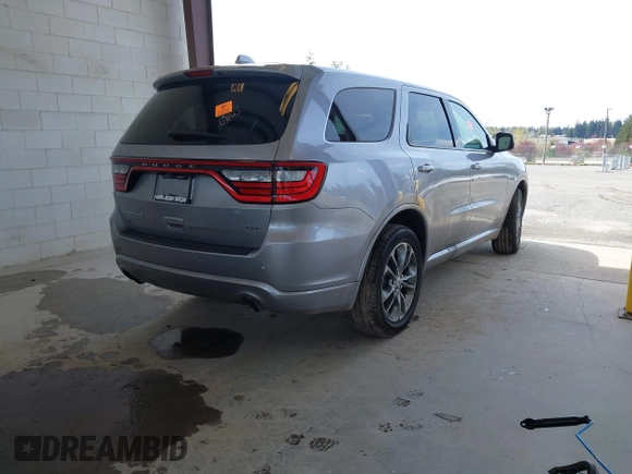 2019 Dodge Durango GT Plus with VIN 1C4RDJDGXKC744098, listed as a IAAI auction lot 41997677 with 88,564 mi miles and . Bid and sale history available at DreamBid. Image 4.