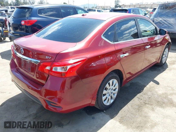 2017 Nissan Sentra S with VIN 3N1AB7AP6HY404508, listed as a IAAI auction lot 41943134 with 54,649 mi miles and . Bid and sale history available at carsss.com. Image 4.