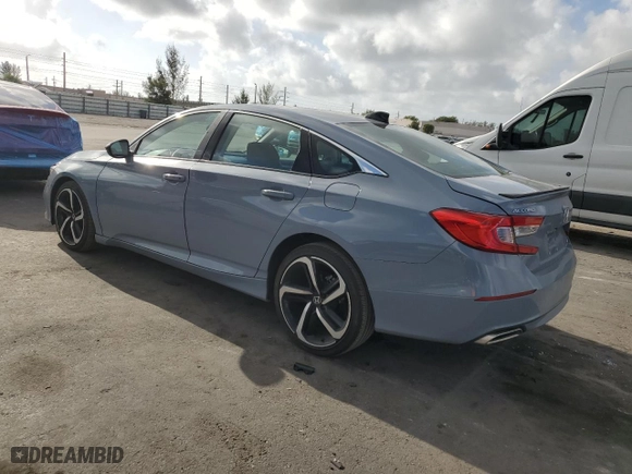 2022 Honda Accord Sedan Sport SE with VIN 1HGCV1F45NA082115, listed as a Copart auction lot 51663905 with 37,954 mi miles and Clean Title. Bid and sale history available at carsss.com. Image 2.