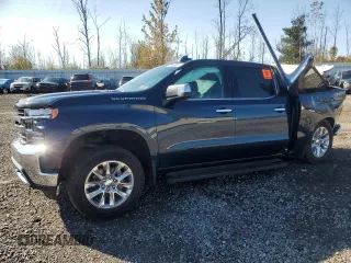 2020 Chevrolet Silverado 1500 LTZ with VIN 1GCUYGET8LZ306482, listed as a Copart auction lot 75839224 with Not Provided miles and Salvage Title. Bid and sale history available at DreamBid. Image 1.