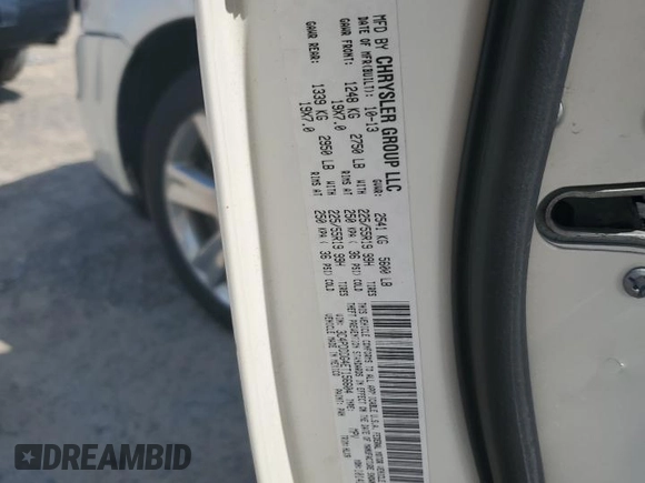 2014 Dodge Journey Limited with VIN 3C4PDDDG4ET156604, listed as a Copart auction lot 56378965 with 161,214 mi miles and Clean Title. Bid and sale history available at DreamBid. Image 12.