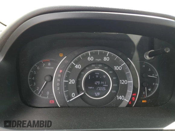 2012 Honda CR-V EX-L with VIN JHLRM4H73CC007681, listed as a Copart auction lot 52778245 with 129,141 mi miles and Salvage Title. Bid and sale history available at carsss.com. Image 9.