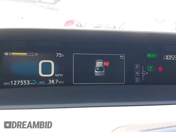 2017 Toyota Prius Two with VIN JTDKBRFU8H3034280, listed as a IAAI auction lot 42645785 with 127,553 mi miles and . Bid and sale history available at DreamBid. Image 7.
