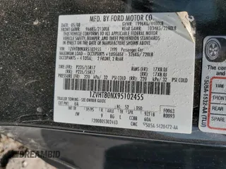 2009 Ford Mustang with VIN 1ZVHT80NX95102455, listed as a Copart auction lot 50389335 with 139,938 mi miles and Salvage Title. Bid and sale history available at carsss.com. Image 12.
