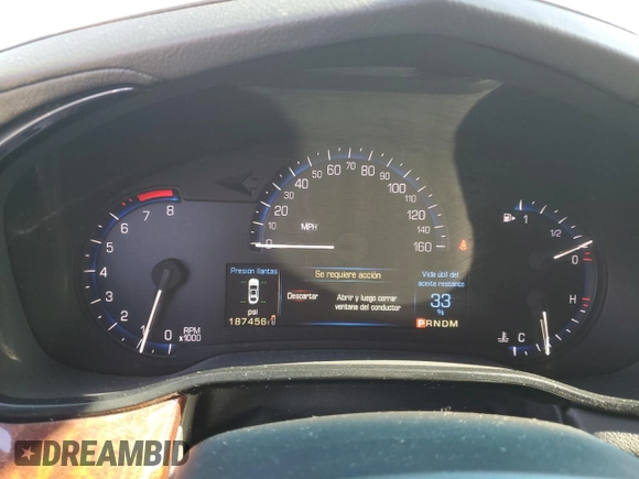 2014 Cadillac CTS Sedan RWD with VIN 1G6AP5SX0E0135819, listed as a Copart auction lot 42782185 with 187,456 mi miles and Salvage Title. Bid and sale history available at carsss.com. Image 9.