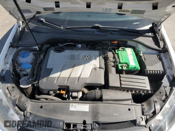 2012 Volkswagen Jetta TDI w/Sunroof & Nav with VIN 3VWPL7AJ9CM697317, listed as a Copart auction lot 63711405 with 133,200 mi miles and Clean title. Bid and sale history available at DreamBid. Image 11.