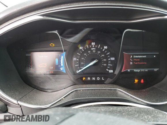 2018 Ford Fusion Hybrid Titanium with VIN 3FA6P0RU3JR212104, listed as a Copart auction lot 41116553 with 111,721 mi miles. Bid and sale history available at carsss.com. Image 9.