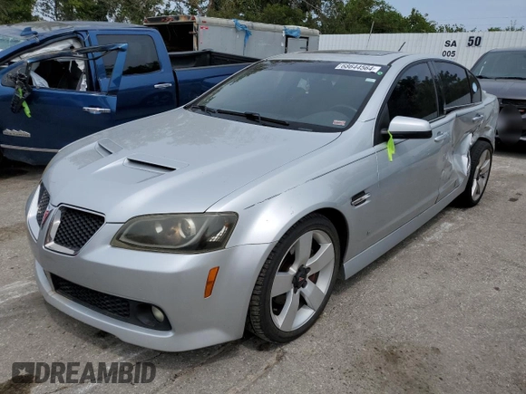 2009 Pontiac G8 GT with VIN 6G2EC57Y89L226490, listed as a Copart auction lot 68644564 with 158,904 mi miles and Salvage Title. Bid and sale history available at DreamBid. Image 1.