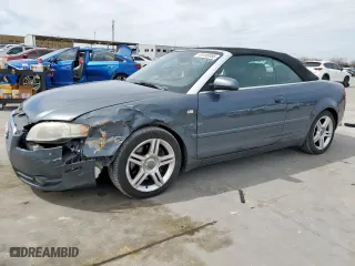 2008 Audi A4 2.0T with VIN WAUAF48H38K009387, listed as a Copart auction lot 49158955 with 97,669 mi miles and Salvage Title. Bid and sale history available at carsss.com. Image 1.