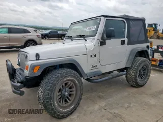 2004 Jeep Wrangler X z VIN 1J4FA39S34P702186, wystawiony jako Copart lot #59561675 z przebiegiem 202 214 mil mil oraz Szkoda całkowita • Salvage title. Historia ofert i sprzedaży dostępna na DreamBid. Obrazek 1.