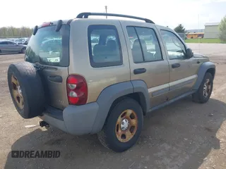 2005 Jeep Liberty Sport with VIN 1J4GL48K35W504401, listed as a IAAI auction lot 42171138 with 148,630 mi miles. Bid and sale history available at carsss.com. Image 4.