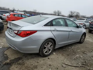 2012 Hyundai Sonata GLS with VIN 5NPEB4AC5CH491513, listed as a Copart auction lot 44609495 with 113,976 mi miles and Salvage Title. Bid and sale history available at carsss.com. Image 3.