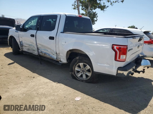 2017 Ford F-150 XL with VIN 1FTEW1CG3HKC66146, listed as a Copart auction lot 60048465 with 154,679 mi miles and Salvage title. Bid and sale history available at DreamBid. Image 2.