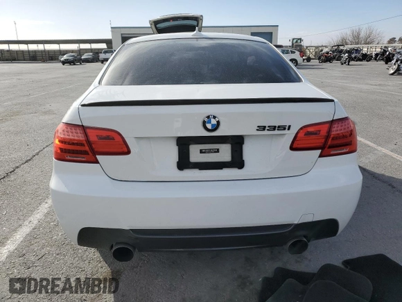 2012 BMW 3 Series 335i with VIN WBAKG7C59CE803303, listed as a Copart auction lot 45628795 with 0 mi miles and Salvage Title. Bid and sale history available at carsss.com. Image 6.