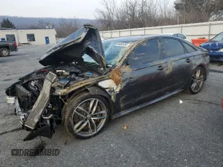 2016 Audi S6 Prestige with VIN WAUH2AFC9GN010797, listed as a Copart auction lot 86683494 with 114,534 mi miles and Salvage Title. Bid and sale history available at carsss.com. Image 1.