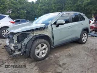 2020 Toyota RAV4 XLE with VIN 2T3W1RFV9LC037502, listed as a Copart auction lot 62941915 with 62,296 mi miles and Salvage title. Bid and sale history available at DreamBid. Image 1.