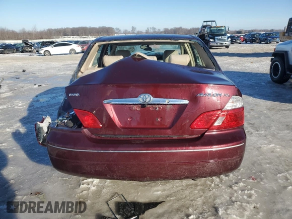 2003 Toyota Avalon XL with VIN 4T1BF28B13U324074, listed as a Copart auction lot 42354705 with Not Provided miles and Salvage Title. Bid and sale history available at carsss.com. Image 6.