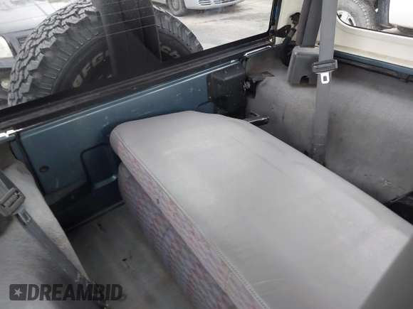 1998 Jeep Wrangler Sport with VIN 1J4FY19S8WP781437, listed as a IAAI auction lot 42096647 with 245,900 mi miles. Bid and sale history available at carsss.com. Image 8.