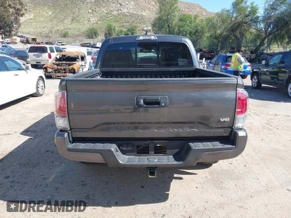 2023 Toyota Tacoma 4WD SR with VIN 3TMCZ5AN1PM600236, listed as a IAAI auction lot 41603152 with 35,956 mi miles. Bid and sale history available at carsss.com. Image 16.