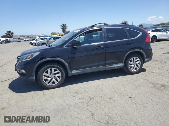 2015 Honda CR-V EX with VIN 2HKRM3H59FH504815, listed as a Copart auction lot 54885625 with 139,280 mi miles and Salvage Title. Bid and sale history available at carsss.com. Image 1.