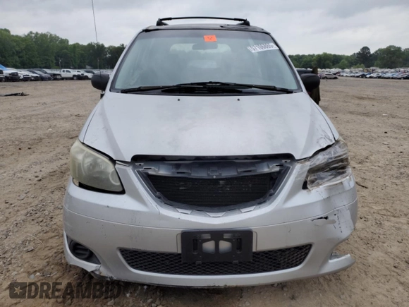 2005 Mazda MPV LX with VIN JM3LW28J450546738, listed as a Copart auction lot 57106865 with 152,316 mi miles and Clean title. Bid and sale history available at DreamBid. Image 5.