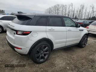 2018 Land Rover Range Rover Evoque SE Premium with VIN SALVC2RX0JH321380, listed as a Copart auction lot 43284025 with 53,788 mi miles and Salvage Title. Bid and sale history available at DreamBid. Image 3.