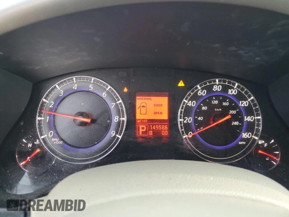 2008 Infiniti EX Journey with VIN JNKAJ09E38M305995, listed as a Copart auction lot 76916694 with 149,586 mi miles and Salvage Title. Bid and sale history available at DreamBid. Image 9.