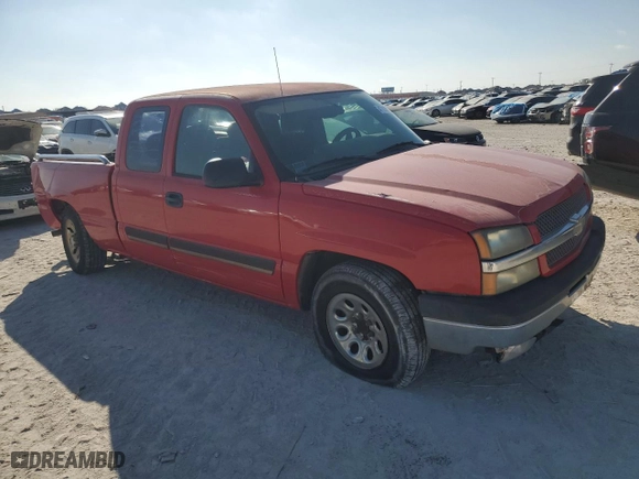 2005 Chevrolet Silverado 1500 Work Truck with VIN 1GCEC19X55Z352657, listed as a Copart auction lot 47005995 with 0 mi miles and Salvage Title. Bid and sale history available at carsss.com. Image 4.