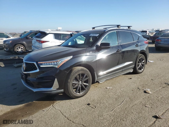 2019 Acura RDX w/Technology Pkg with VIN 5J8TC2H55KL008307, listed as a Copart auction lot 42444545 with 50,366 mi miles and Salvage Title. Bid and sale history available at carsss.com. Image 1.