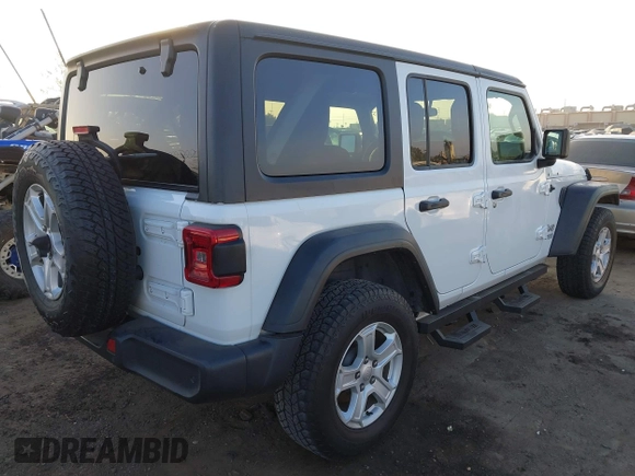 2021 Jeep Wrangler Unlimited Sport S с VIN 1C4HJXDN2MW511629, выставлен на аукционе IAAI как лот 41349997 с пробегом 72 267 миль миль и . История ставок и продаж доступна на DreamBid. Изображение 4.