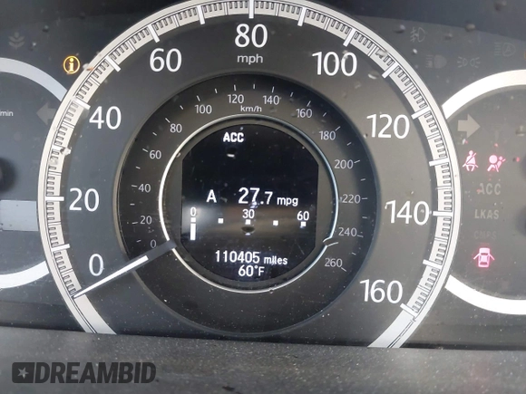 2015 Honda Accord Touring with VIN 1HGCR3F90FA012650, listed as a IAAI auction lot 42246490 with 110,405 mi miles and . Bid and sale history available at DreamBid. Image 16.