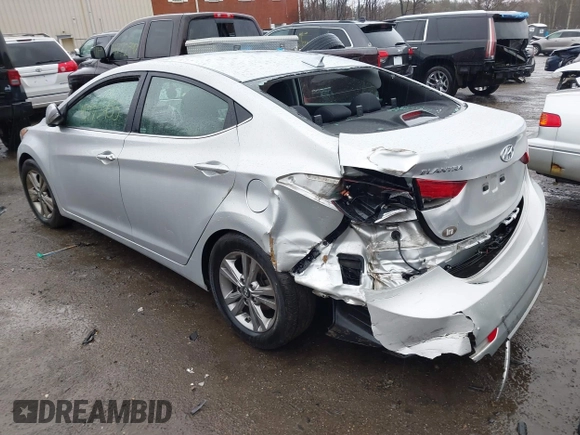 2016 Hyundai Elantra SE with VIN 5NPDH4AEXGH784647, listed as a IAAI auction lot 41772455 with 98,745 mi miles and . Bid and sale history available at DreamBid. Image 3.