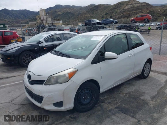 2013 Toyota Yaris L with VIN JTDJTUD31DD554542, listed as a IAAI auction lot 41795456 with 1 mi miles. Bid and sale history available at carsss.com. Image 16.