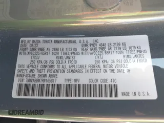 2024 Mazda CX-50 S Preferred z VIN 7MMVABBM7RN165817, wystawiony jako IAAI lot #42313129 z przebiegiem Nie podano mil oraz . Historia ofert i sprzedaży dostępna na DreamBid. Obrazek 9.