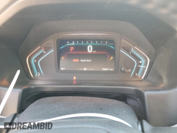 2020 Honda Odyssey EX-L with VIN 5FNRL6H73LB054188, listed as a Copart auction lot 48288055 with 58,047 mi miles and Salvage Title. Bid and sale history available at carsss.com. Image 9.