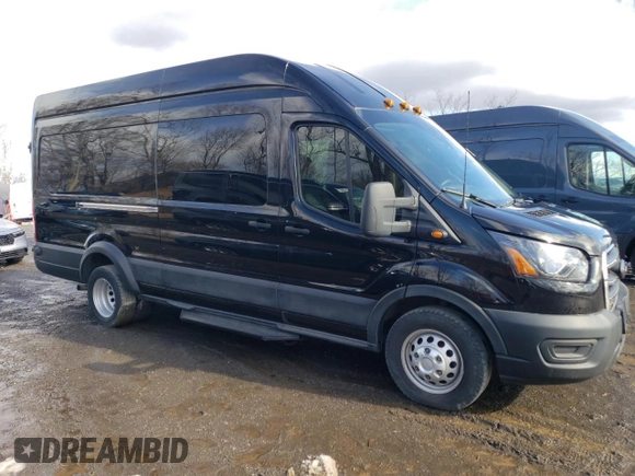 2022 Ford Transit with VIN 1FTBF4W84NKA16967, listed as a Copart auction lot 53837335 with 53,887 mi miles and Non Repairable. Bid and sale history available at DreamBid. Image 4.