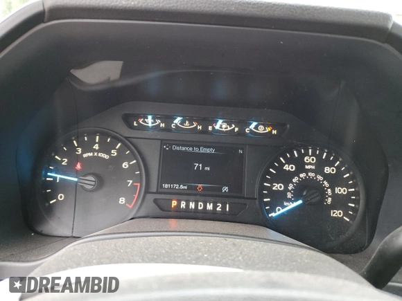2018 Ford F-150 XL with VIN 1FTEX1CB5JFC51972, listed as a Copart auction lot 51967265 with 181,172 mi miles and Clean Title. Bid and sale history available at carsss.com. Image 9.