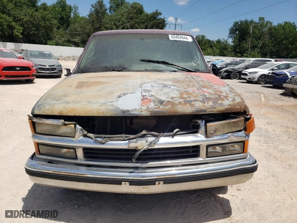 1995 Chevrolet C/K 1500 with VIN 2GCEC19K1S1180376, listed as a Copart auction lot 60462844 with 0 mi miles and Salvage Title. Bid and sale history available at carsss.com. Image 5.