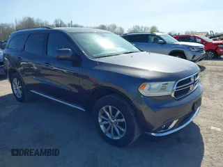 2016 Dodge Durango SXT with VIN 1C4RDJAG1GC315895, listed as a IAAI auction lot 42120375 with 156,320 mi miles and . Bid and sale history available at DreamBid. Image 1.