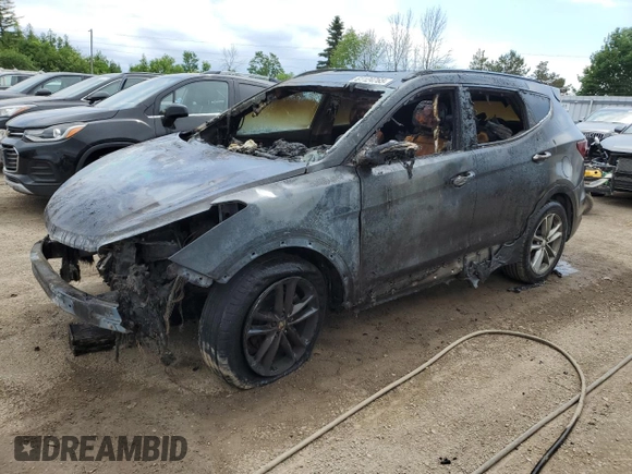 2017 Hyundai Santa Fe 2.0T z VIN 5XYZUDLA6HG406037, wystawiony jako Copart lot #61124765 z przebiegiem Nie podano mil oraz Nie do naprawy • Non repairable. Historia ofert i sprzedaży dostępna na DreamBid. Obrazek 1.