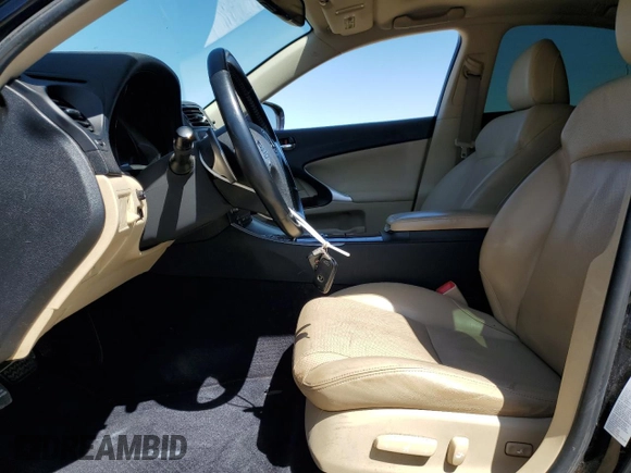 2008 Lexus IS 250 with VIN JTHBK262985068799, listed as a Copart auction lot 54976905 with 296,653 mi miles and Salvage Title. Bid and sale history available at DreamBid. Image 7.