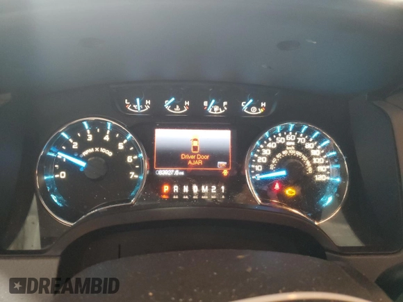 2014 Ford F-150 XL with VIN 1FTFW1ET9EFB65714, listed as a Copart auction lot 53198915 with 83,927 mi miles and Salvage title. Bid and sale history available at DreamBid. Image 9.