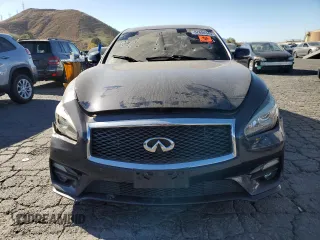 2017 Infiniti Q70 3.7 with VIN JN1BY1AP3HM740684, listed as a Copart auction lot 87654345 with 95,830 mi miles and Salvage Title. Bid and sale history available at carsss.com. Image 5.